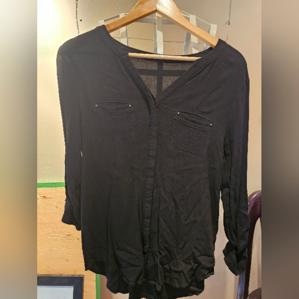 Doe & Rae Black Blouse - Picture 4 of 7
